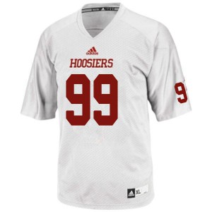 Mens Indiana Hoosiers Allen Stallings IV #99 Embroidery White Jersey 240474-581