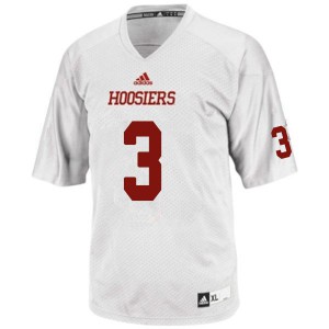 Mens Indiana Hoosiers Cody Latimer #3 Embroidery White Jerseys 612844-231
