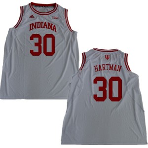 Men Indiana Hoosiers Collin Hartman #30 White University Jersey 931229-196