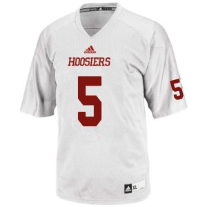 Men's Indiana Hoosiers J-Shun Harris II #5 Player White Jerseys 738459-580