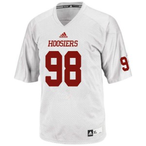 Men's Indiana Hoosiers Jerome Johnson #98 Official White Jersey 622078-413