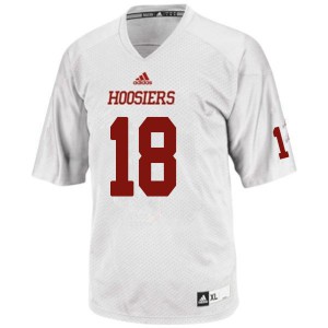 Mens Indiana Hoosiers Jonathan King #18 Official White Jersey 710870-301