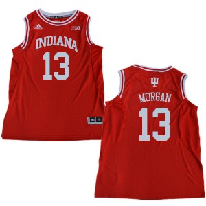 Men Indiana Hoosiers Juwan Morgan #13 Red Basketball Jersey 964210-288