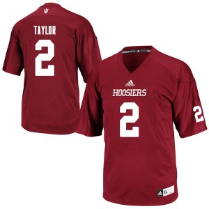 Mens Indiana Hoosiers Reese Taylor #2 Official Crimson Jersey 723805-666
