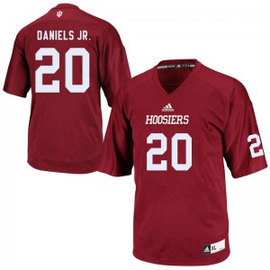 Mens Indiana Hoosiers Joseph Daniels Jr. #20 NCAA Crimson Jersey 341276-543