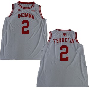 Men's Indiana Hoosiers Armaan Franklin #2 Stitched White Jerseys 875005-809