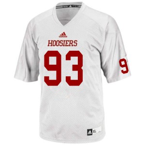 Men Indiana Hoosiers Caleb Murphy #93 White Stitched Jersey 812792-821