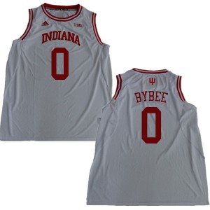Mens Indiana Hoosiers Cooper Bybee #0 NCAA White Jersey 920945-220