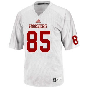 Mens Indiana Hoosiers Khameron Taylor #85 White Official Jersey 680424-116