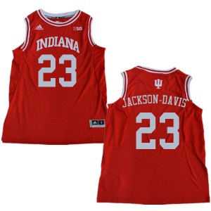 Men's Indiana Hoosiers Trayce Jackson-Davis #23 Red Stitch Jersey 813540-674