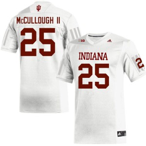 Men Indiana Hoosiers Deland McCullough II #25 White Player Jerseys 903266-351