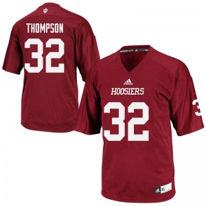 Mens Indiana Hoosiers Anthony Thompson #32 Crimson Official Jerseys 695849-638