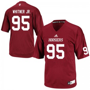 Men Indiana Hoosiers Antoine Whitner Jr. #95 Alumni Crimson Jersey 432226-765