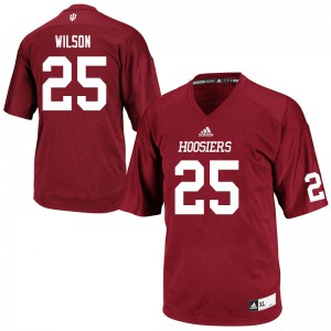 Mens Indiana Hoosiers Cam Wilson #25 High School Crimson Jerseys 320457-350