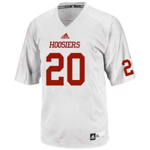 Men Indiana Hoosiers Ivory Winters #20 Player White Jersey 925205-533