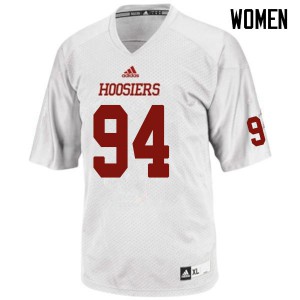 Womens Indiana Hoosiers Haydon Whitehead #94 Player White Jersey 648899-381