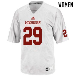 Womens Indiana Hoosiers Khalil Bryant #29 Embroidery White Jersey 570271-781