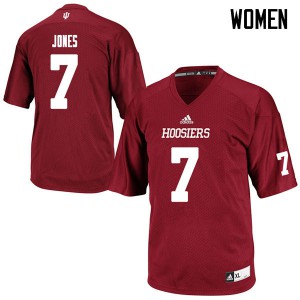 Women Indiana Hoosiers Reakwon Jones #7 Alumni Crimson Jerseys 860807-230