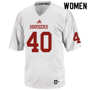 Women's Indiana Hoosiers Cam Wilson #40 Alumni White Jersey 632726-186