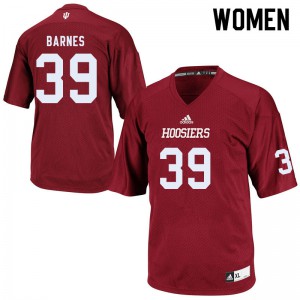 Women Indiana Hoosiers Ryan Barnes #39 NCAA Crimson Jerseys 714764-169