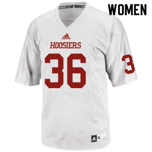 Women's Indiana Hoosiers Will Allen #36 White Alumni Jerseys 856291-292