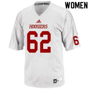 Women's Indiana Hoosiers Cameron Knight #62 Stitch White Jerseys 698418-860