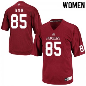 Women's Indiana Hoosiers Khameron Taylor #85 University Crimson Jerseys 344516-116
