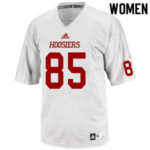 Women's Indiana Hoosiers Khameron Taylor #85 White Player Jerseys 892629-931