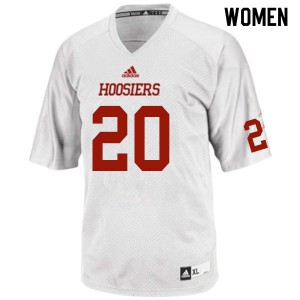 Women's Indiana Hoosiers Ivory Winters #20 Player White Jersey 129396-482