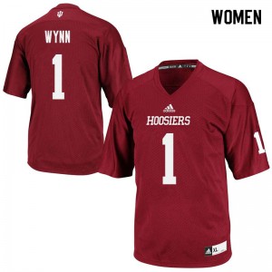 Women's Indiana Hoosiers Shane Wynn #1 Player Crimson Jersey 677795-311