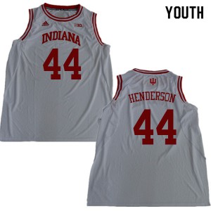 Youth Indiana Hoosiers Alan Henderson #44 White Stitch Jersey 753356-103
