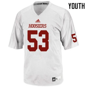 Youth Indiana Hoosiers Andrew Stamm #53 White NCAA Jerseys 400112-409