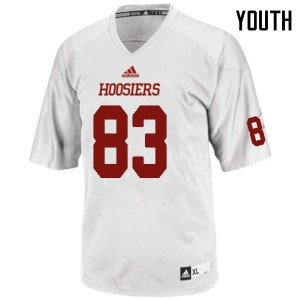 Youth Indiana Hoosiers Austin Dorris #83 College White Jerseys 349718-989