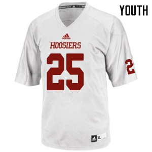 Youth Indiana Hoosiers Devon Matthews #25 White Stitch Jerseys 590133-705