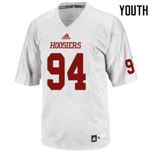 Youth Indiana Hoosiers Haydon Whitehead #94 White College Jerseys 451867-606