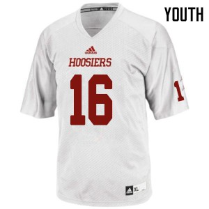 Youth Indiana Hoosiers Jamar Johnson #16 White Stitched Jerseys 204699-183