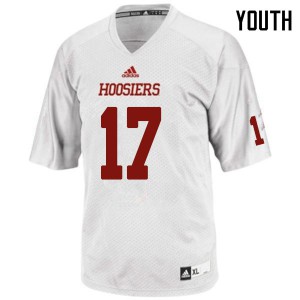 Youth Indiana Hoosiers Justin Berry #17 White University Jerseys 301270-609