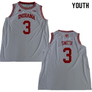 Youth Indiana Hoosiers Justin Smith #3 White Alumni Jerseys 311716-141