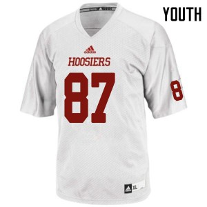 Youth Indiana Hoosiers Michael Ziemba #87 Official White Jerseys 782017-739