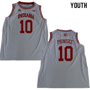 Youth Indiana Hoosiers Rob Phinisee #10 White Official Jerseys 295770-192