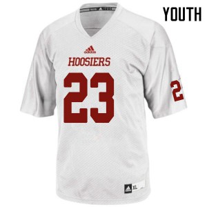 Youth Indiana Hoosiers Ronnie Walker Jr. #23 Stitched White Jerseys 342821-502