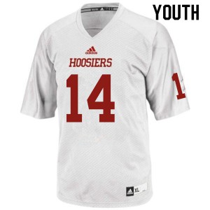 Youth Indiana Hoosiers Jack Tuttle #14 White NCAA Jersey 858536-979
