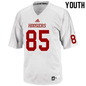 Youth Indiana Hoosiers Khameron Taylor #85 White Stitched Jerseys 854264-504