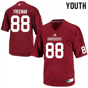 Youth Indiana Hoosiers Chris Freeman #88 Official Crimson Jersey 987053-252