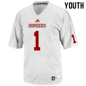 Youth Indiana Hoosiers Devon Matthews #1 Stitched White Jerseys 854585-747