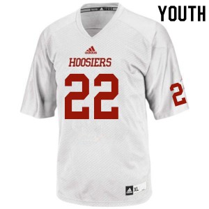 Youth Indiana Hoosiers Jamar Johnson #22 White NCAA Jerseys 339209-592