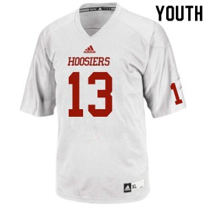 Youth Indiana Hoosiers Miles Marshall #13 Alumni White Jersey 237204-327