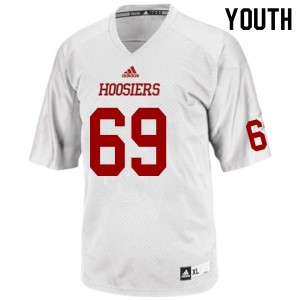 Youth Indiana Hoosiers Peter Schulz #69 Player White Jerseys 170914-423