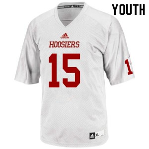 Youth Indiana Hoosiers Rashawn Williams #15 Official White Jersey 892912-679