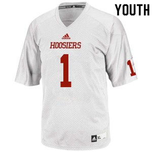 Youth Indiana Hoosiers Tiawan Mullen #1 College White Jersey 773061-232